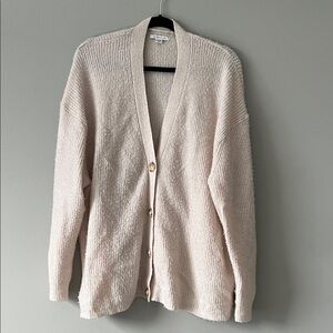 Cream Button Down Sweater